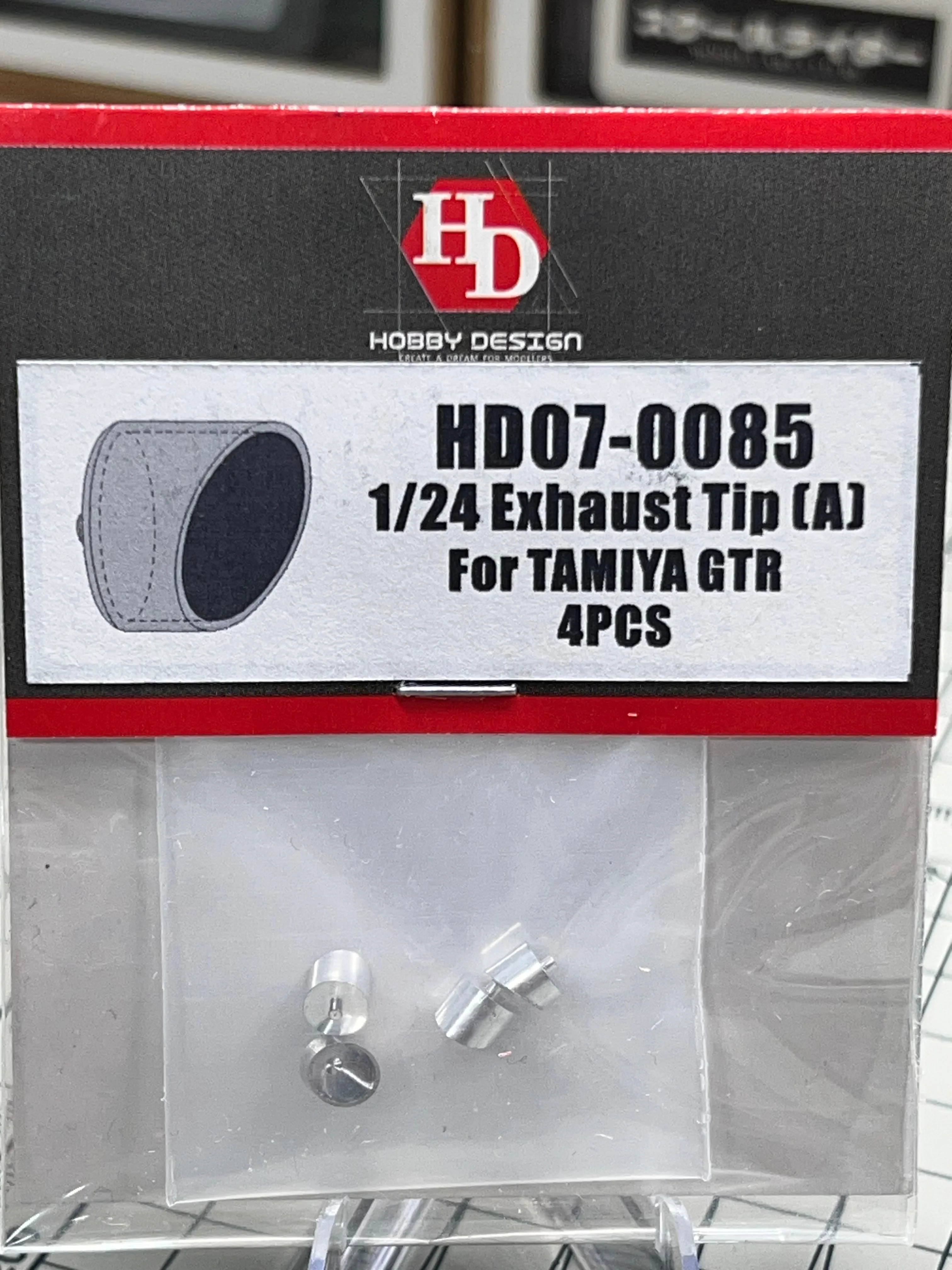 Hobby Design - 1/24 Exhaust Tip (A) For Tamiya GTR HD07-0085