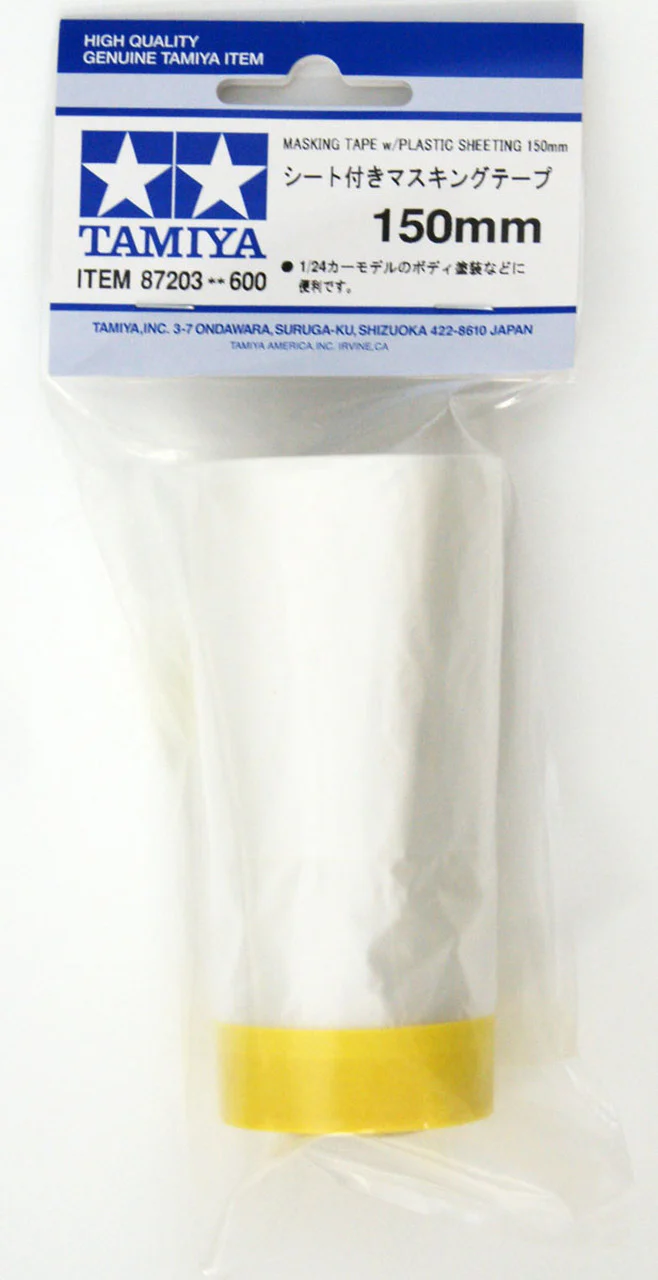 Tamiya 87203 Masking Tape w/Plastic Sheeting 150mm - Image 2