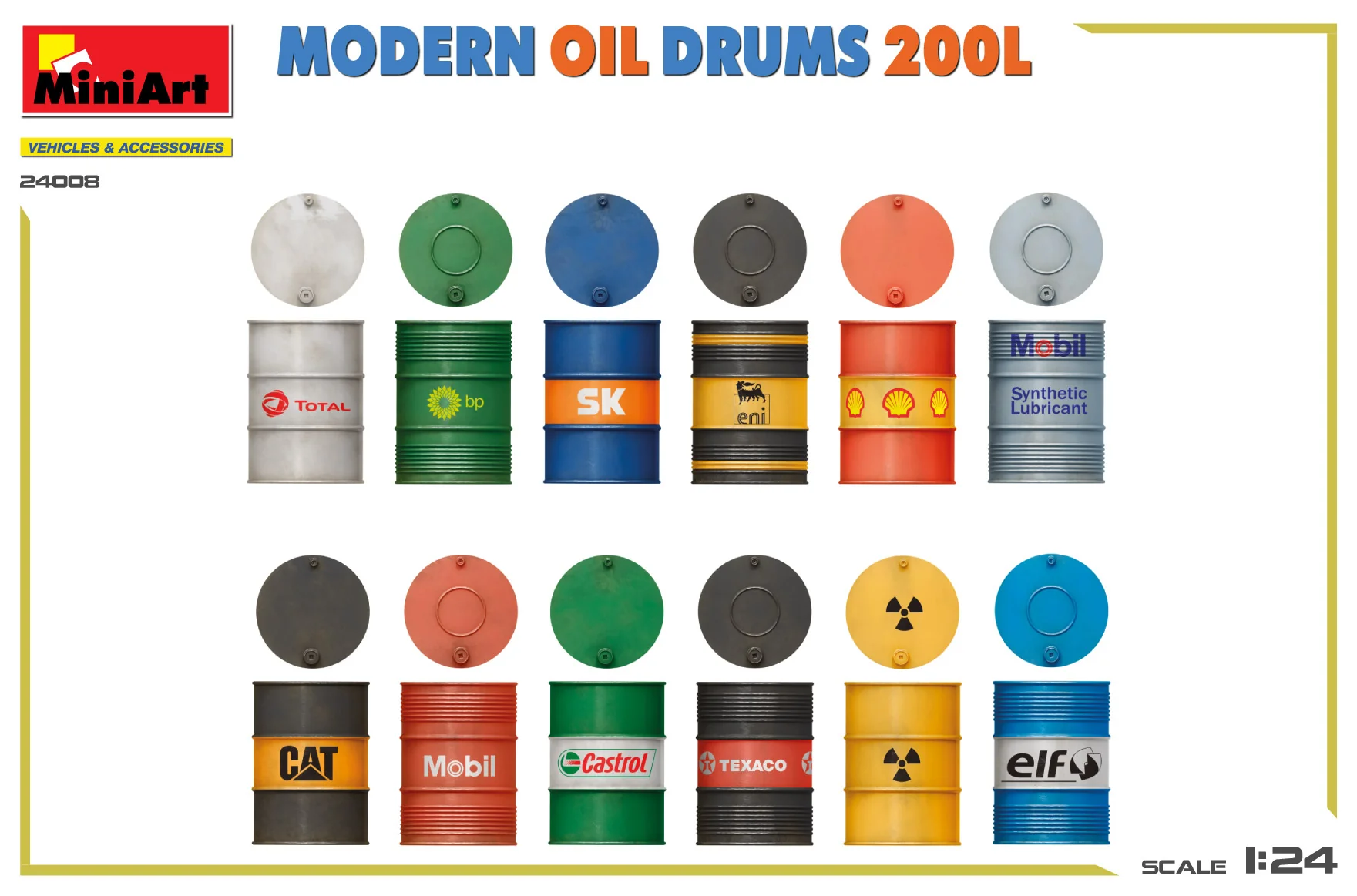 MiniArt 1/24 Modern Oil Drums 200L - Image 6
