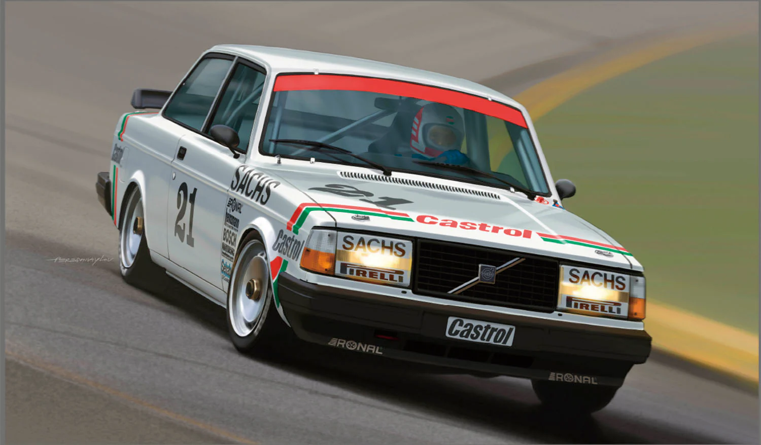 NuNu Hobby 1/24 Series Volvo 240 Turbo '85 DTM Champion - Image 4