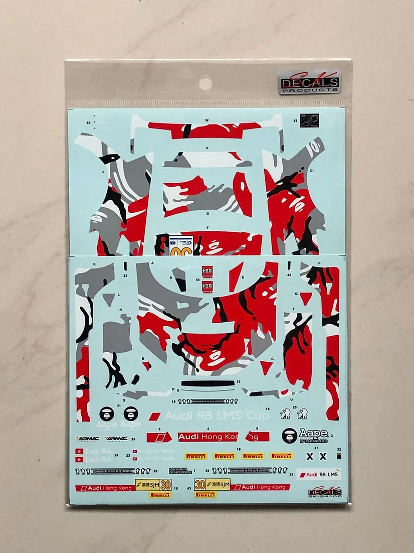 SK Decals SK24100 1/24 Audi Hong Kong R8 2015 Macau GT - Image 3