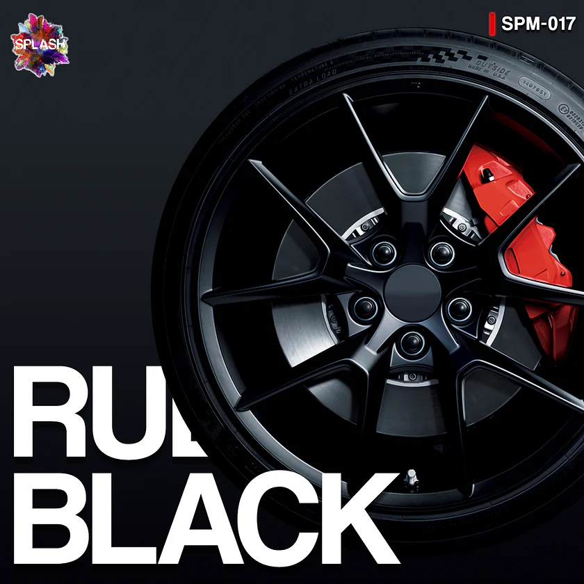 Splash Paints Rubber Black SPM-017