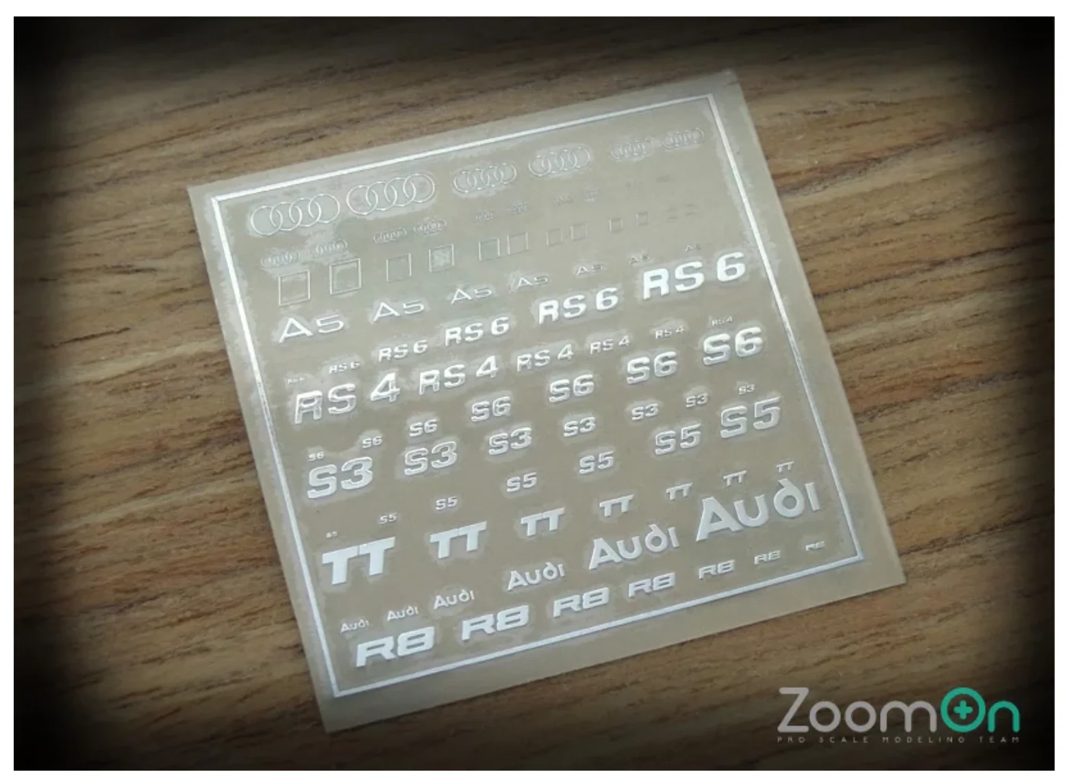 ZoomOn ZD025 Audi logo metal sticker - Image 3